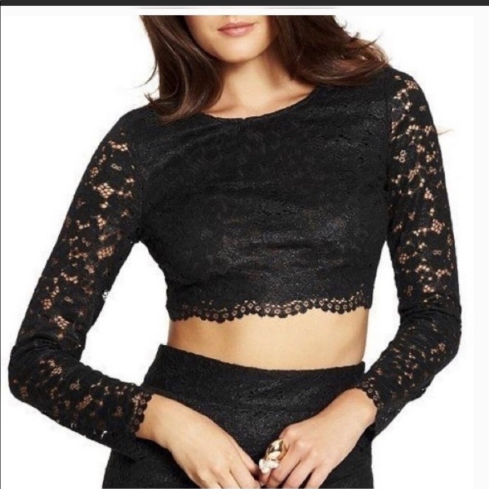 Marciano Lace Crop Top NWOT